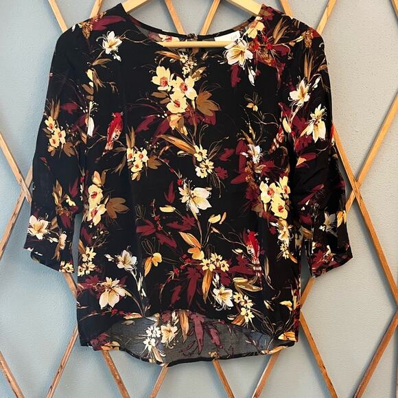 J. Jill Tops - J. Jill Floral Blouse